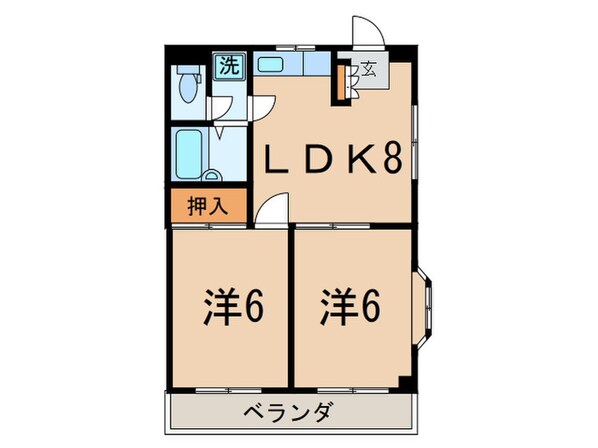 ハピリ－の物件間取画像